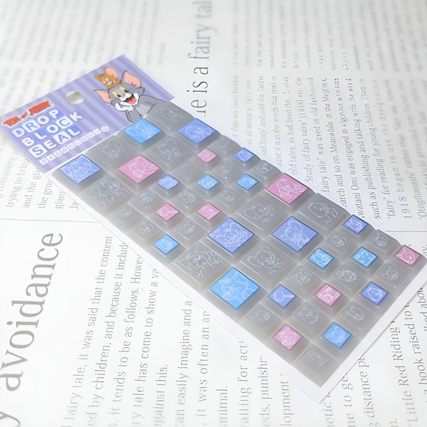 Tom & Jerry Drop Block Stickers