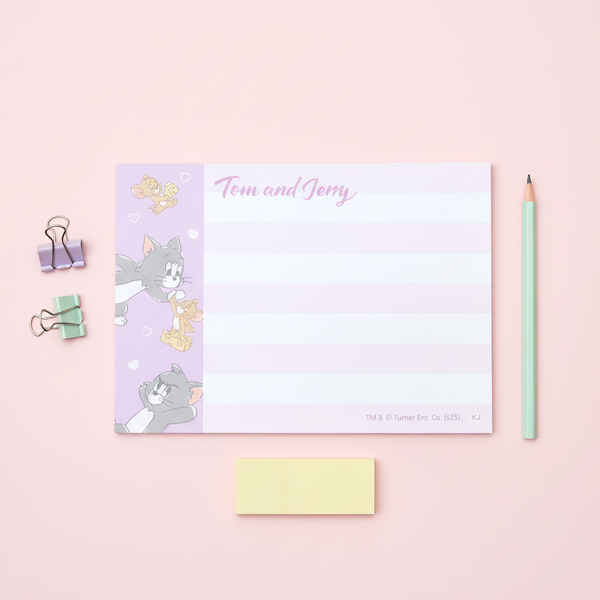 Tom & Jerry Memo Pad - I'm So Lucky To Have a Friend Like You - Hearts - 30 IN STOCK!