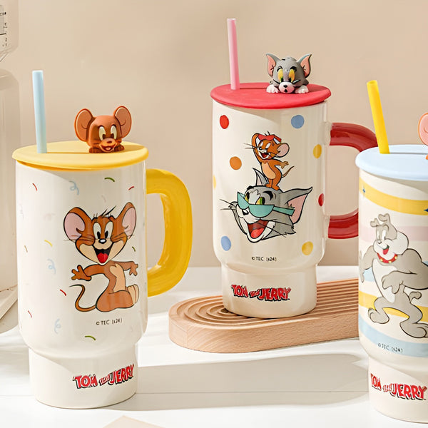 Tom & Jerry Sip βnβ Giggle Tumbler