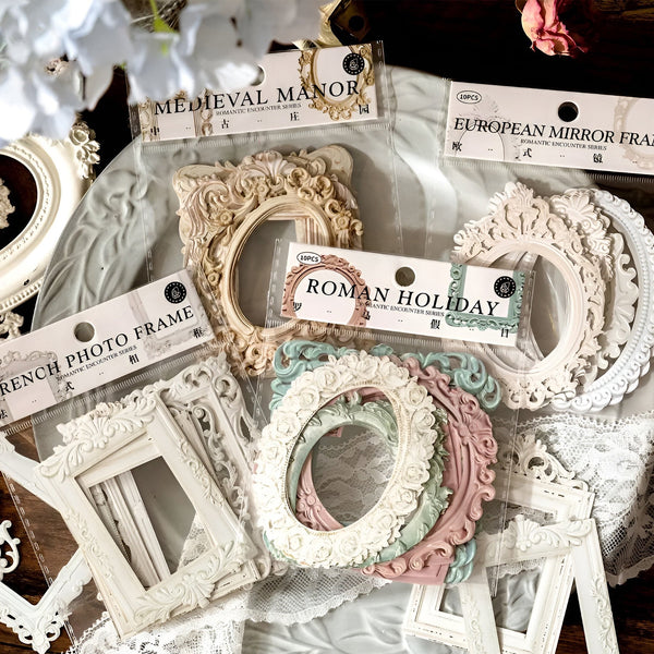 Vintage Frame Scrapbooking Stickers