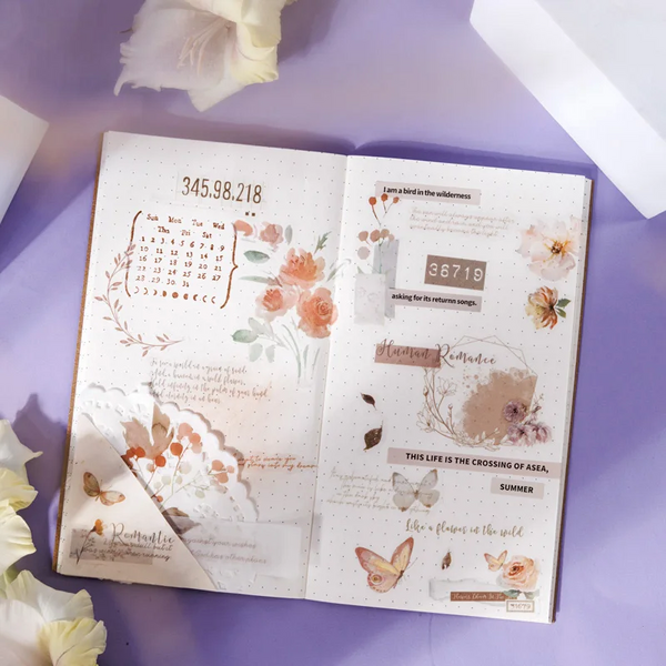 Vintage Journal Sticker Book