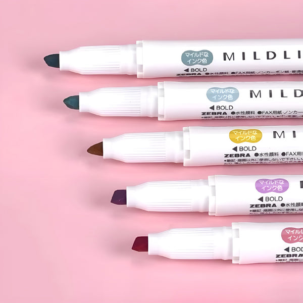 Zebra Mildliner Double Sided Highlighters - NEW COLORS