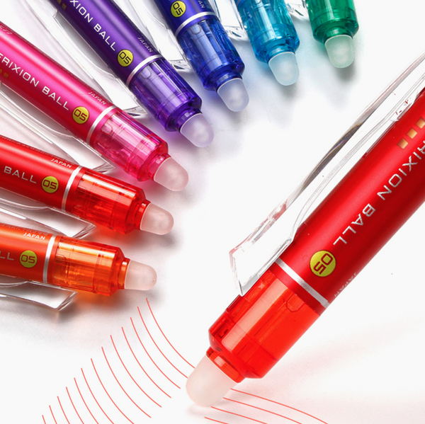 Pilot FriXion Ball Knock 05 Retractable Gel Pen - Bright Colors