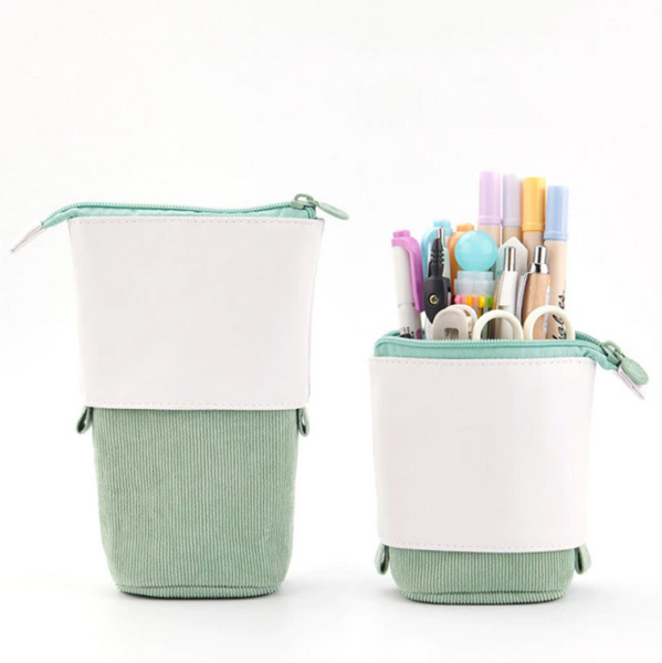 Corduroy Pop-up Pencil Case (5 Colors)