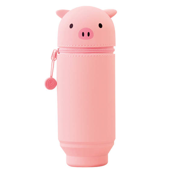 PuniLabo Cute Animal Stand Pen Case | Pen Holder | Pencil Case | Pen Stand