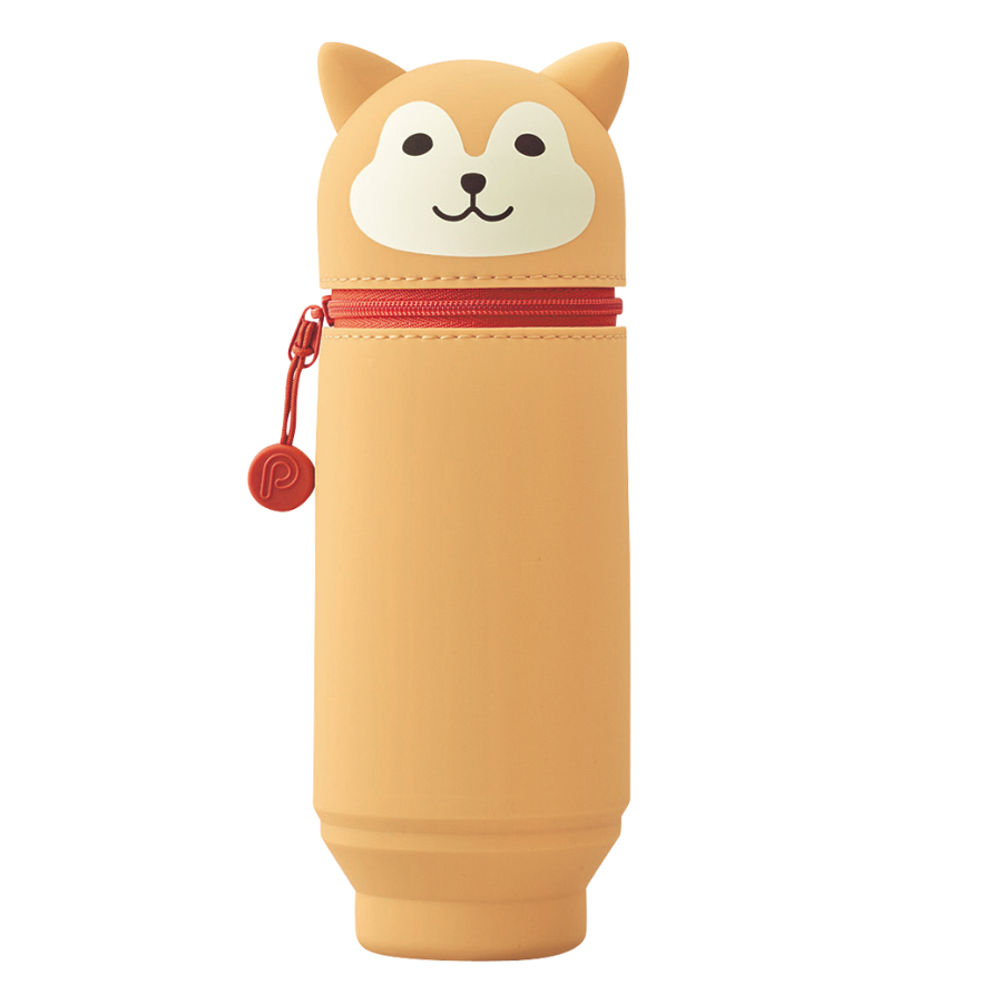 PuniLabo Cute Animal Stand Pen Case | Pen Holder | Pencil Case | Pen Stand