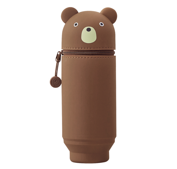 PuniLabo Cute Animal Stand Pen Case | Pen Holder | Pencil Case | Pen Stand