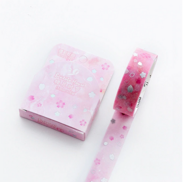 Floral and Animal Gold Foil Washi Tapes | Decorative Adhesive Masking Tapes