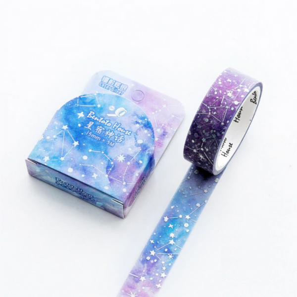Floral and Animal Gold Foil Washi Tapes | Decorative Adhesive Masking Tapes