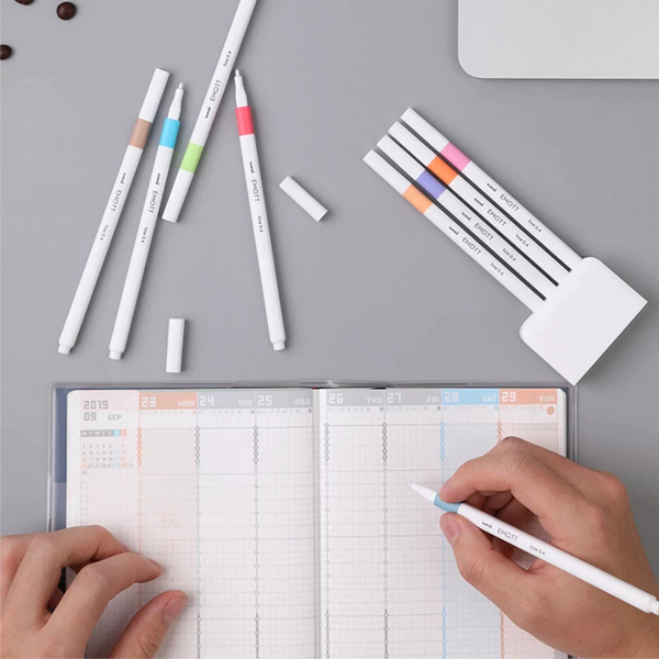 Uni EMOTT Sign Pen - 0.4 mm - 10 Color Set