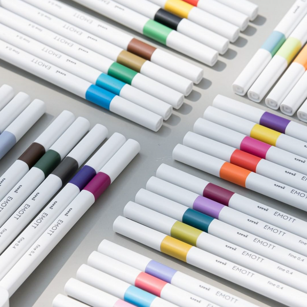 Uni EMOTT Sign Pen - 0.4 mm - 10 Color Set
