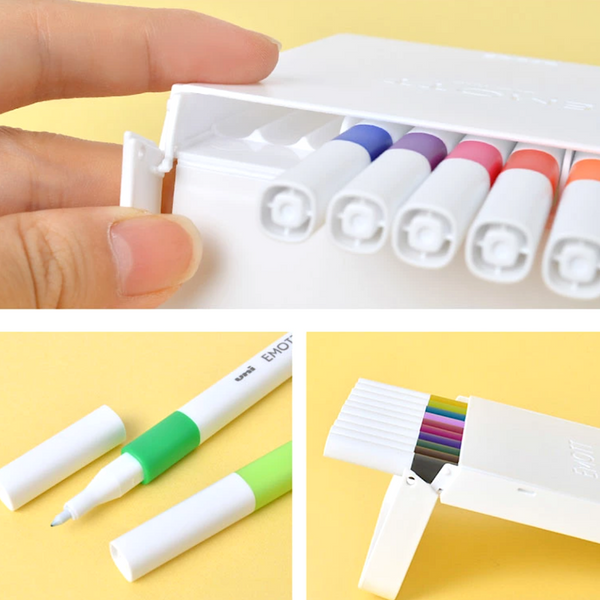 Uni EMOTT Sign Pen - 0.4 mm - 10 Color Set