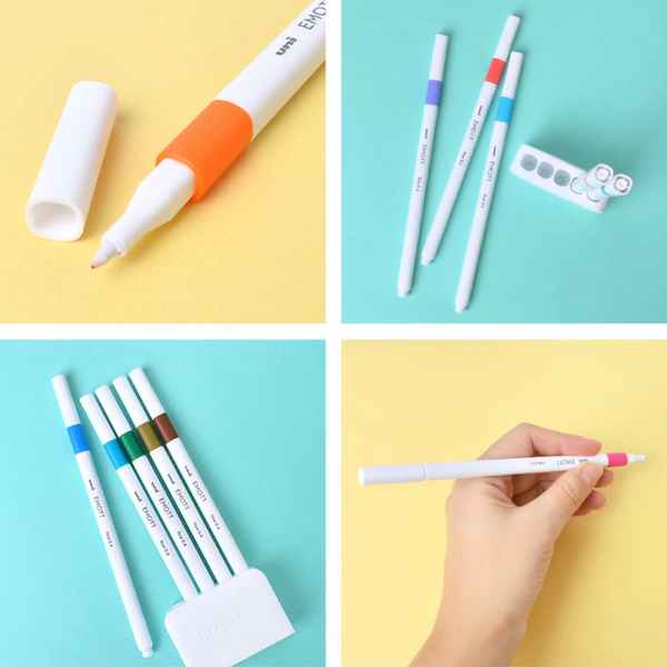 Uni EMOTT Sign Pen - 0.4 mm - 10 Color Set