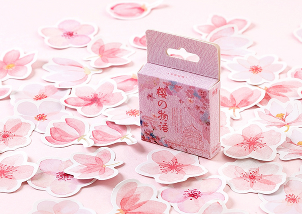 Cherry Blossom Paper Stickers