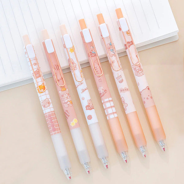 Kawaii Boba Bear Gel Pen