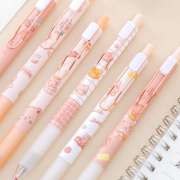 Kawaii Boba Bear Gel Pen