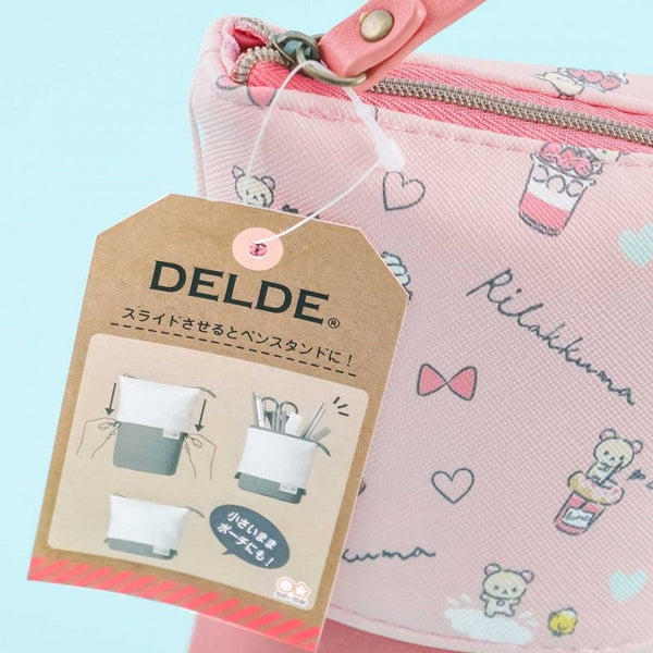 Delde Slide Pen Case - Rilakkuma - Limited Edition - Red & Pink