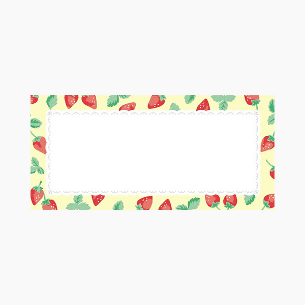 Furukawashiko Yokoppitsu Memo Pad - Strawberries