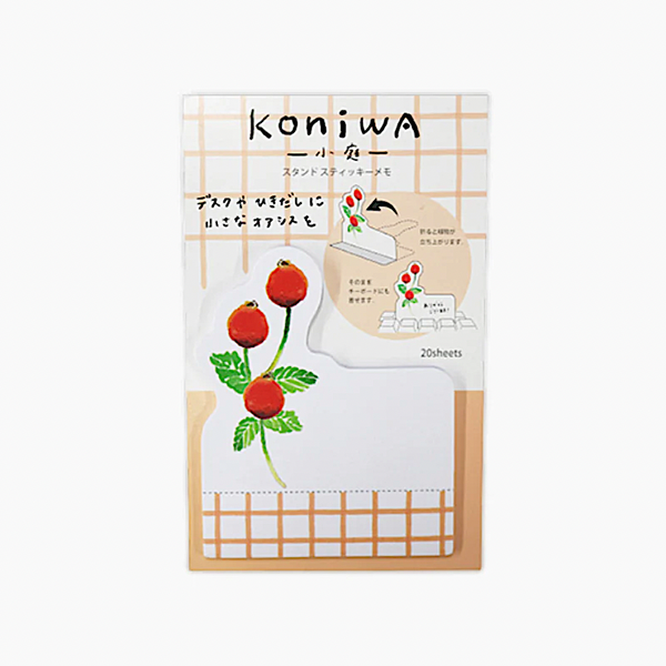 Koniwa Stand Sticky Memo Pad - Wild Berry