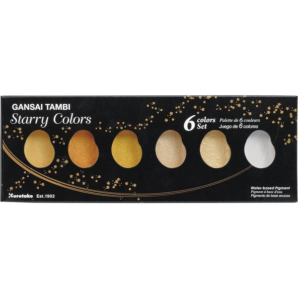 Kuretake Gansai Tambi Starry Colors - 6 Color Set 2