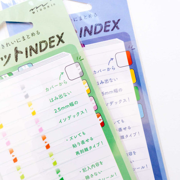 Midori Chiratto Index Tab - Small - Color