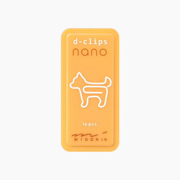 Midori D-Clips Nano Clips - Dog - Box of 16
