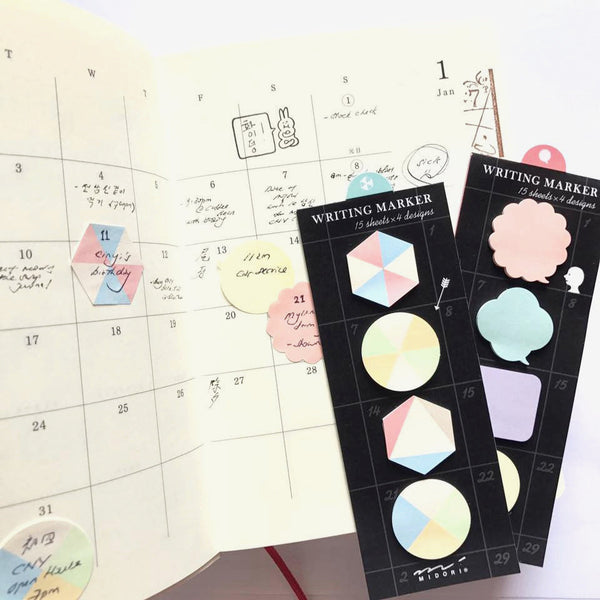 Midori Monthly Block Sticky Notes