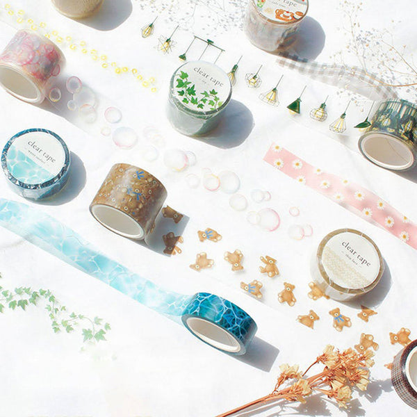 Mind Wave Clear Masking Tape - Ivy