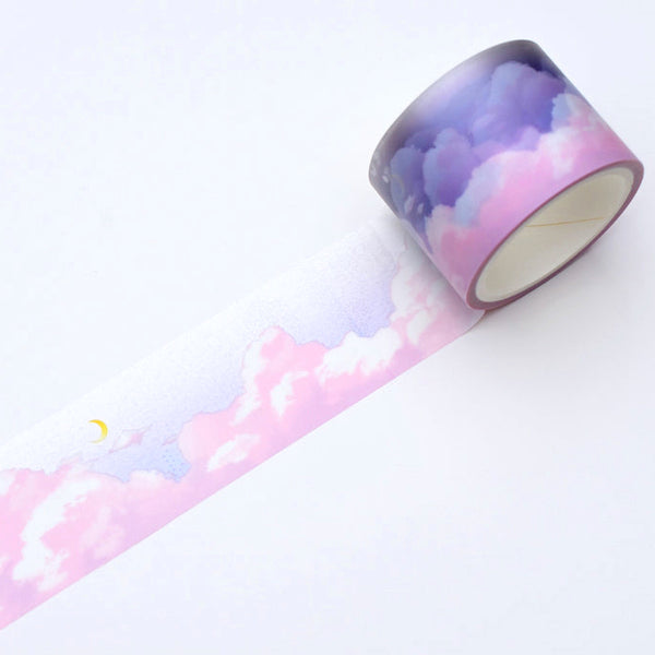 Mind Wave Clear Masking Tape - Limited Edition - Twilight Cloud