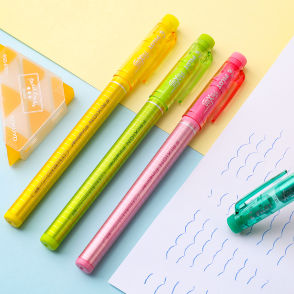 Pilot FriXion Fineliner Erasable Pen - Fine Tip - 12 Color Set