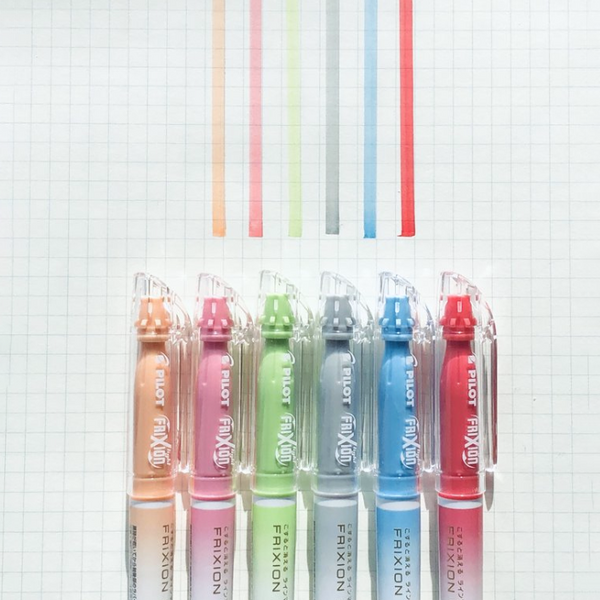 Pilot Frixion Light Natural Color Erasable Highlighters - NEW COLORS