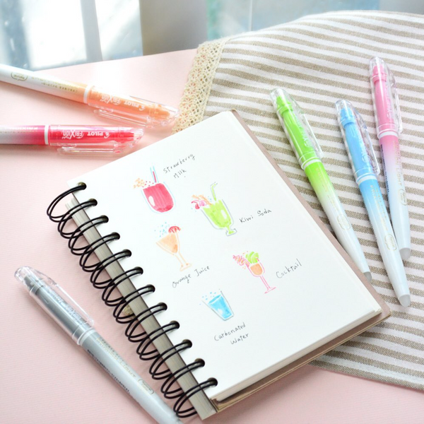 Pilot Frixion Light Natural Color Erasable Highlighters - NEW COLORS