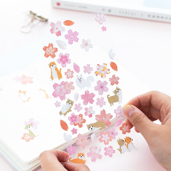 Spring Cherry Blossom Floral Stickers 2