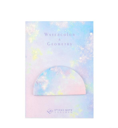 Watercolor & Geometry Sticky Notes 8