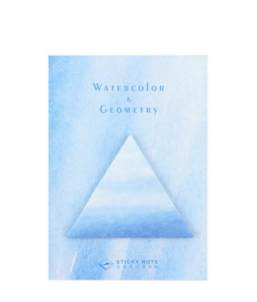 Watercolor & Geometry Sticky Notes 10