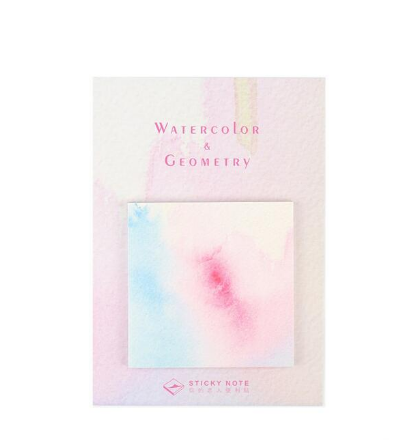 Watercolor & Geometry Sticky Notes 9
