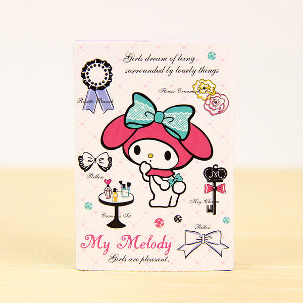 Totoro & My Melody Sticky Memo Set White