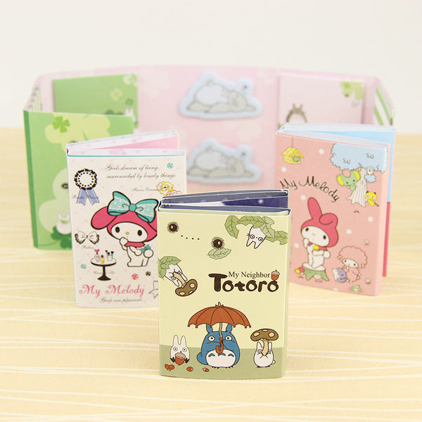 Totoro & My Melody Sticky Memo Set 9