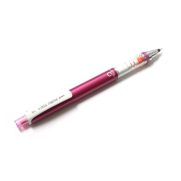 Uni Kuru Toga Auto Lead Rotation Mechanical Pencil Pink