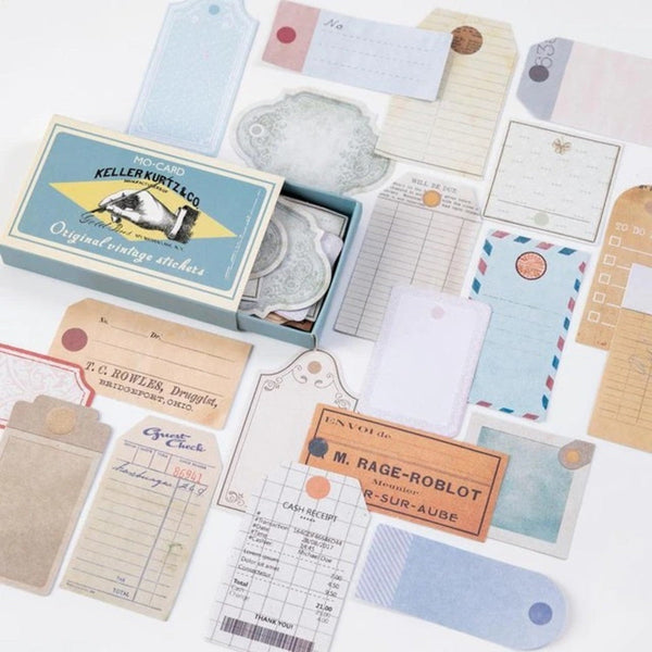 Vintage Label Stickers - Tags