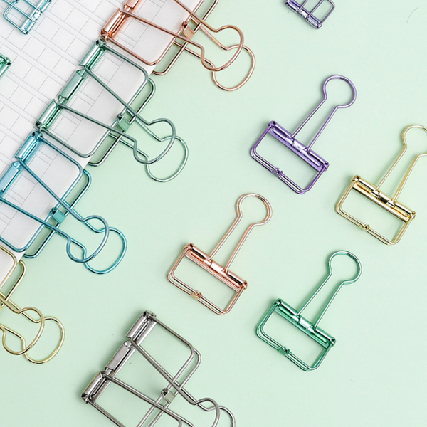 Vintage Metal Binder Clips