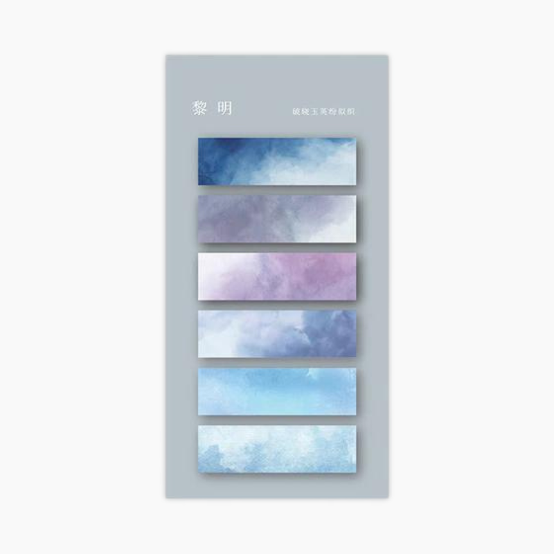 Watercolor Index Sticky Notes