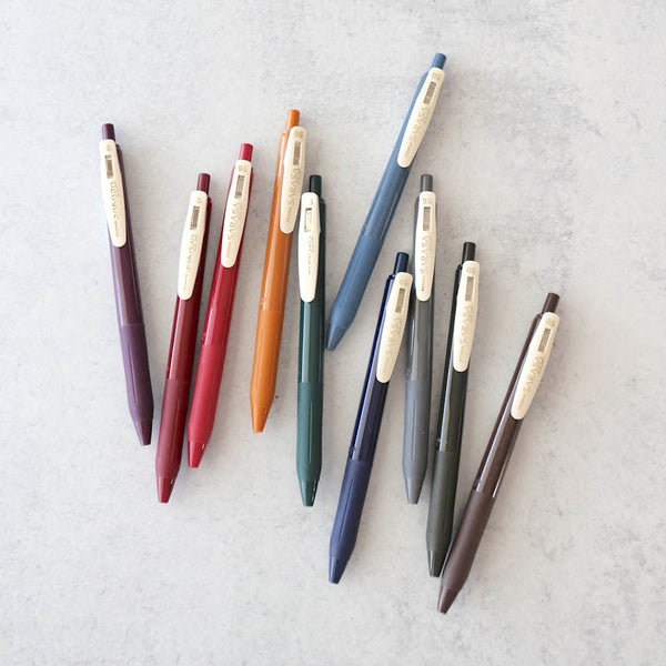 Zebra Sarasa Clip Color Gel Pen - Vintage Colors