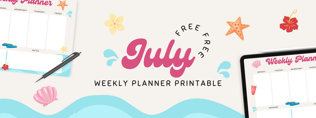 July Weekly Planner Printable