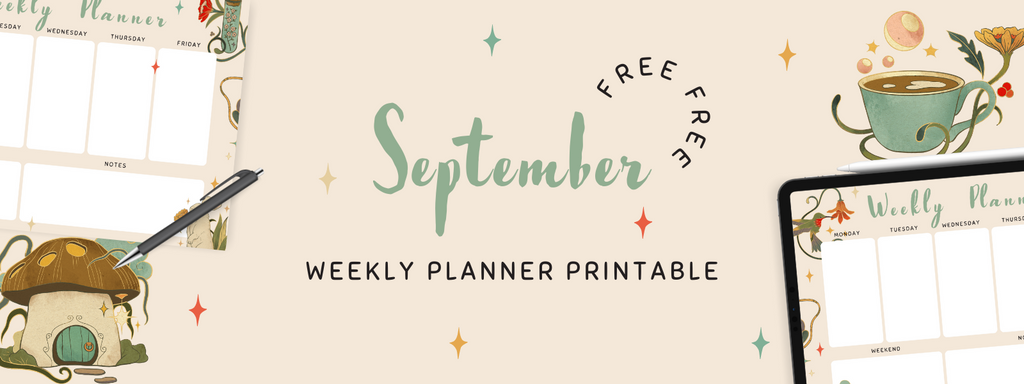 September Weekly Planner Printable
