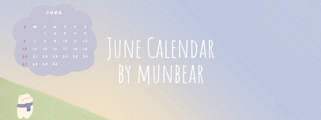 June Calendar By Munbear