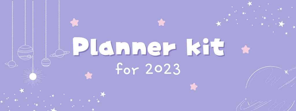 Kawaii pen shop planner Clearance