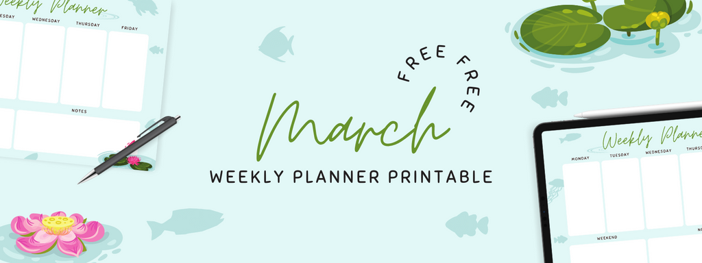 March Weekly Planner Printable