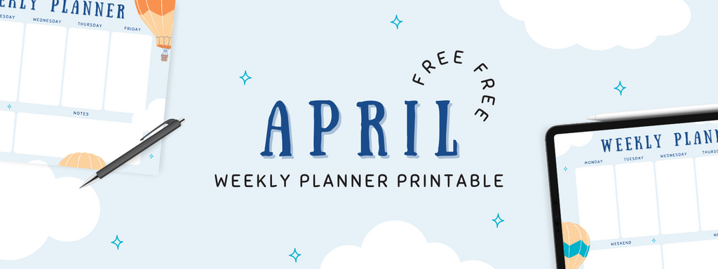 April Weekly Planner Printable