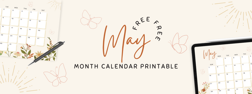 May Calendar Printable